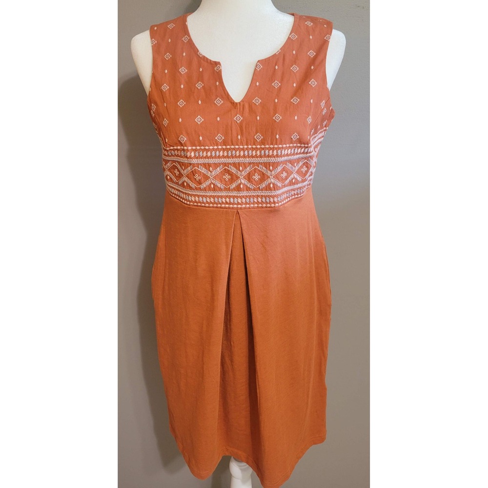 Sherpa Adventure Gear Orange Sleeveless Dress